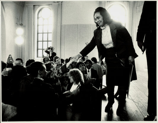 Coretta Scott King at St. Cajetan in Denver (oversize) Civil Rights Coretta Scott King oversize