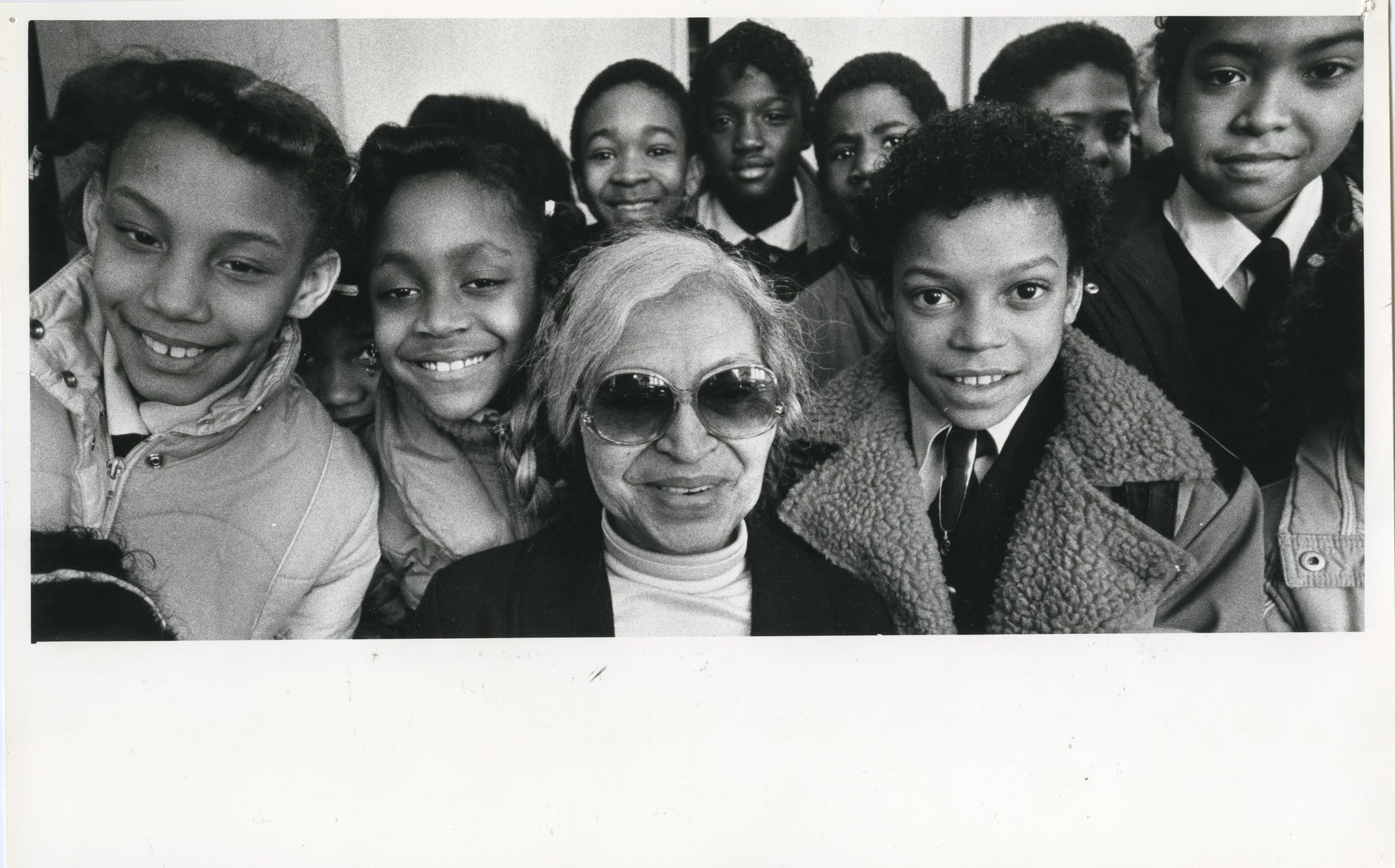 Rosa Parks at St. Thomas College (1986) (oversize) Civil Rights oversize Rosa Parks
