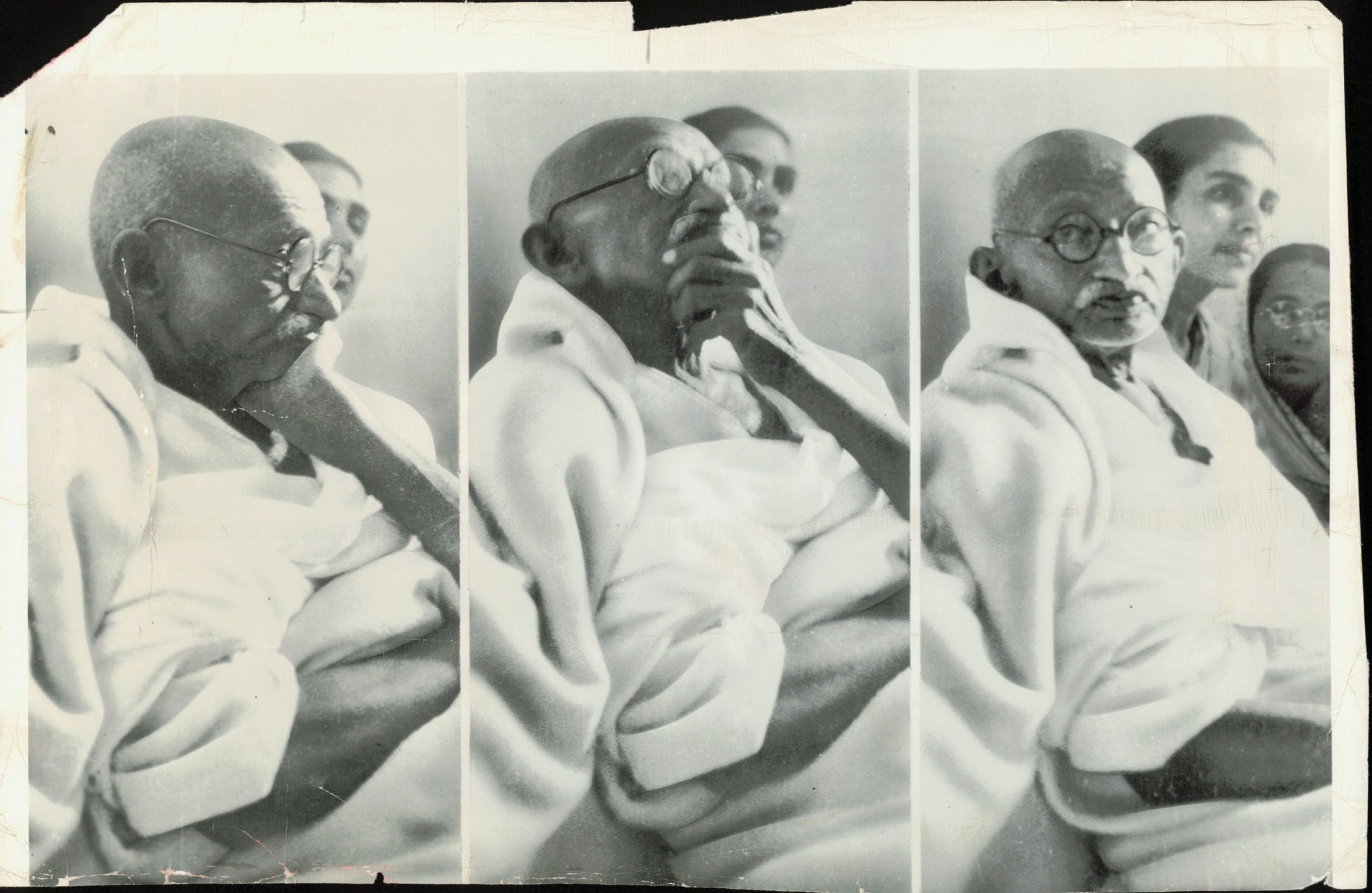 Mahatma Gandhi Triptych (oversize) India Mahatma Gandhi oversize