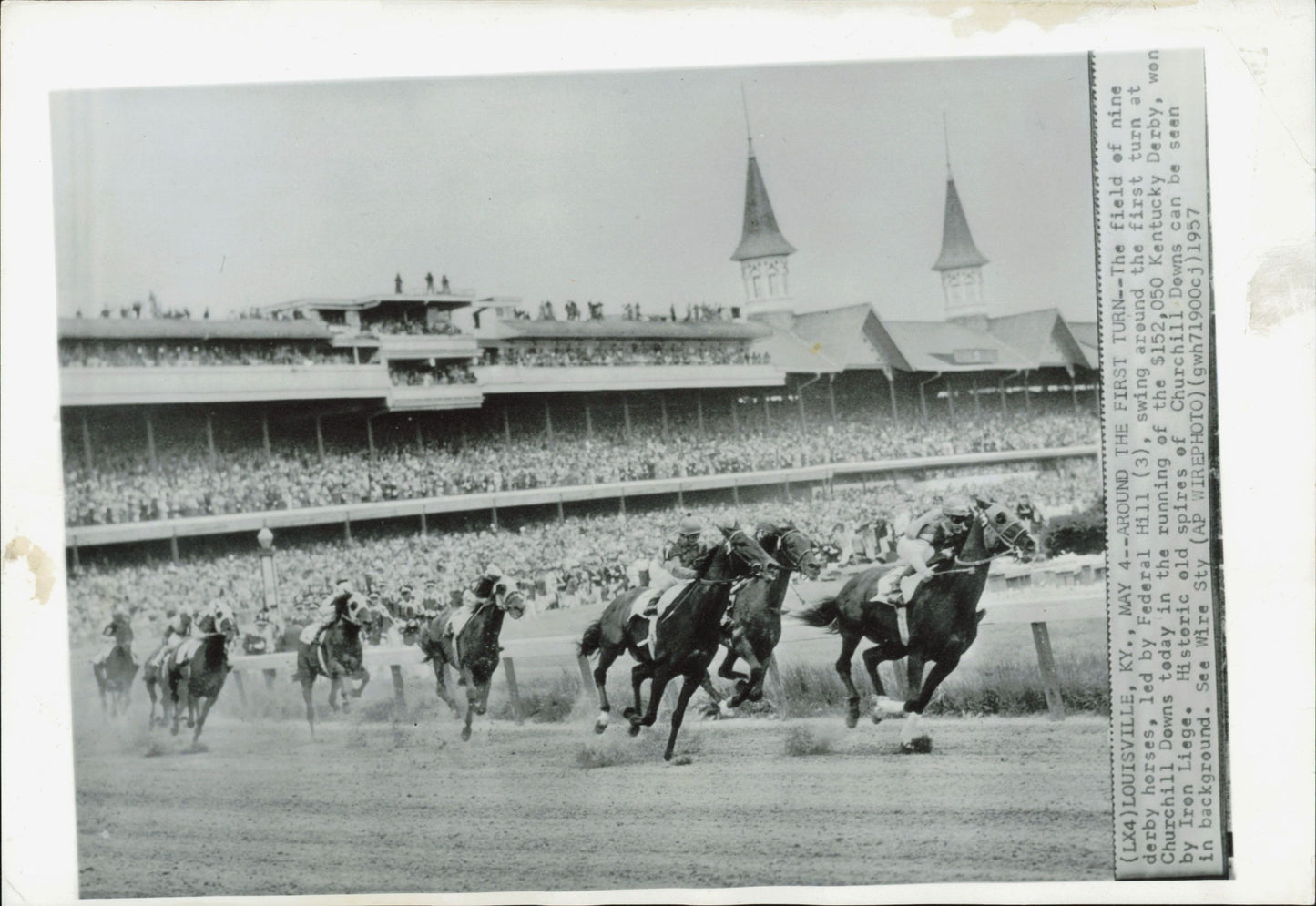 Churchill Downs/Kentucky Derby Collection (1949-1959) (3 Oversize Vintage Prints) Churchill Downs Horse Kentucky Derby oversize Oversized Racing Sports