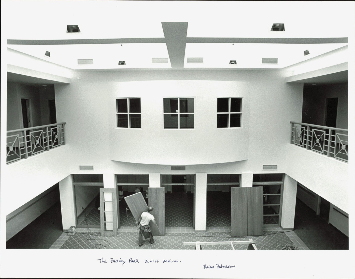 Prince's Paisley Park under Construction (1987) (3 oversize photos) Architecture Construction Music Paisley Park Prince