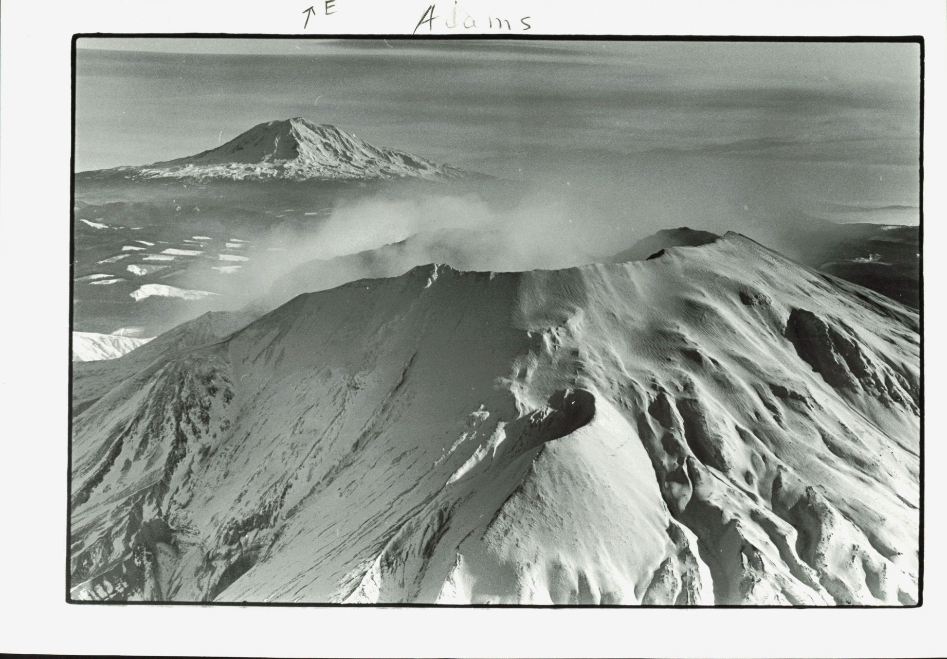 Mt. St. Helens Collection (1961/1980) (5 Vintage Oversize Prints) Brent Wojahn Claudia J Howell David Falconer Landscape Mt. St. Helens Nature Oregon oversize Photographer Stamped Randy Wood