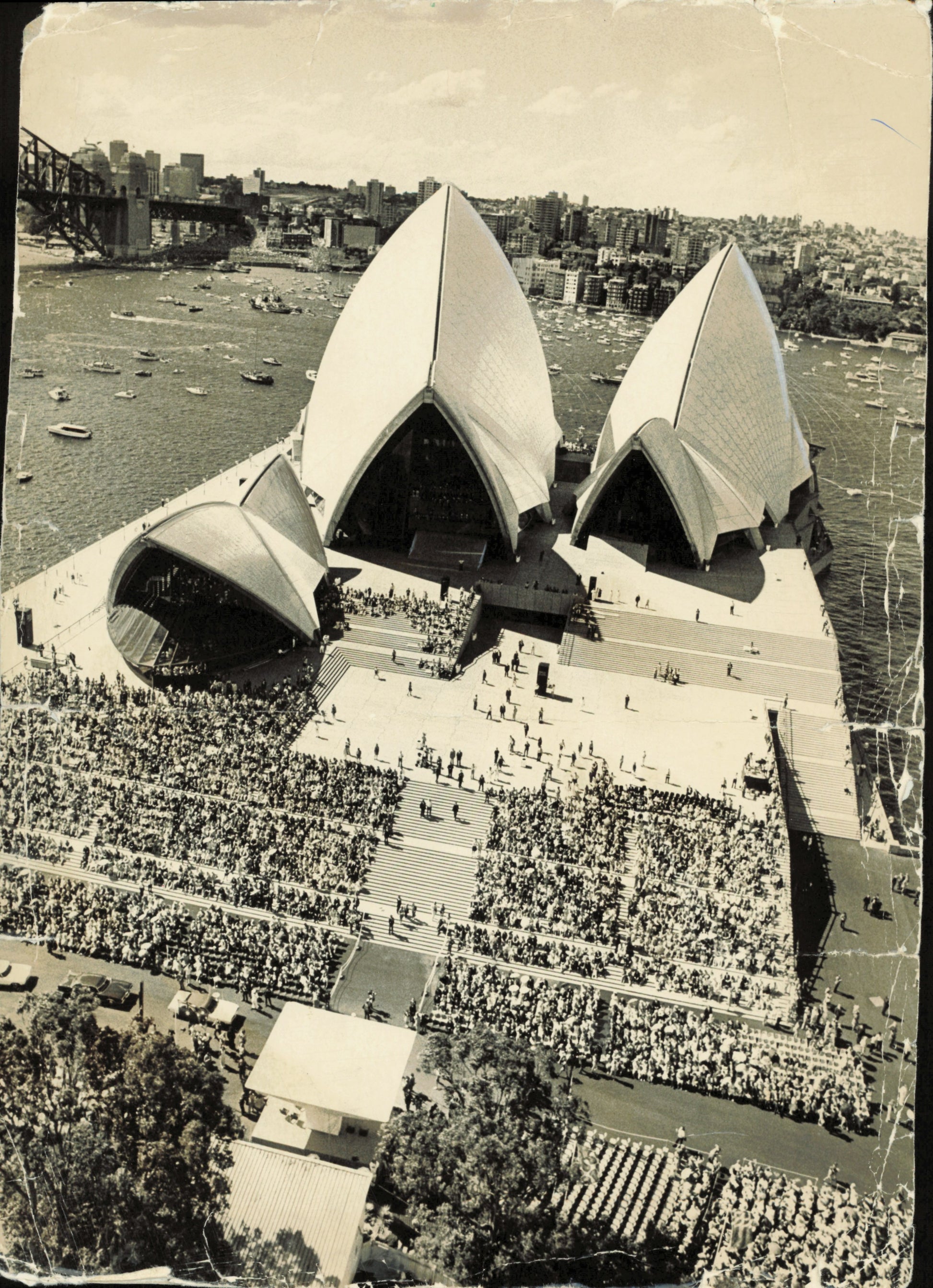 Sydney Opera House Oversize Collection (1970s) (3 vintage prints) Architecture Music