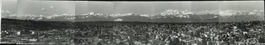 Olympic Mountain Range Oversize Panoramic Print (1990)