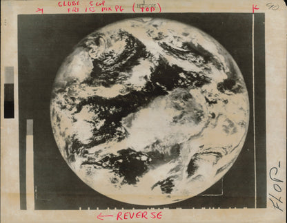 Earth from Space (1967) (vintage oversize print)