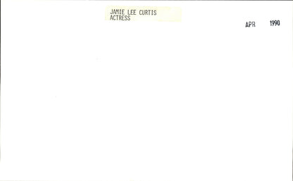 Jamie Lee Curtis (1990) Hollywood Jamie Lee Curtis