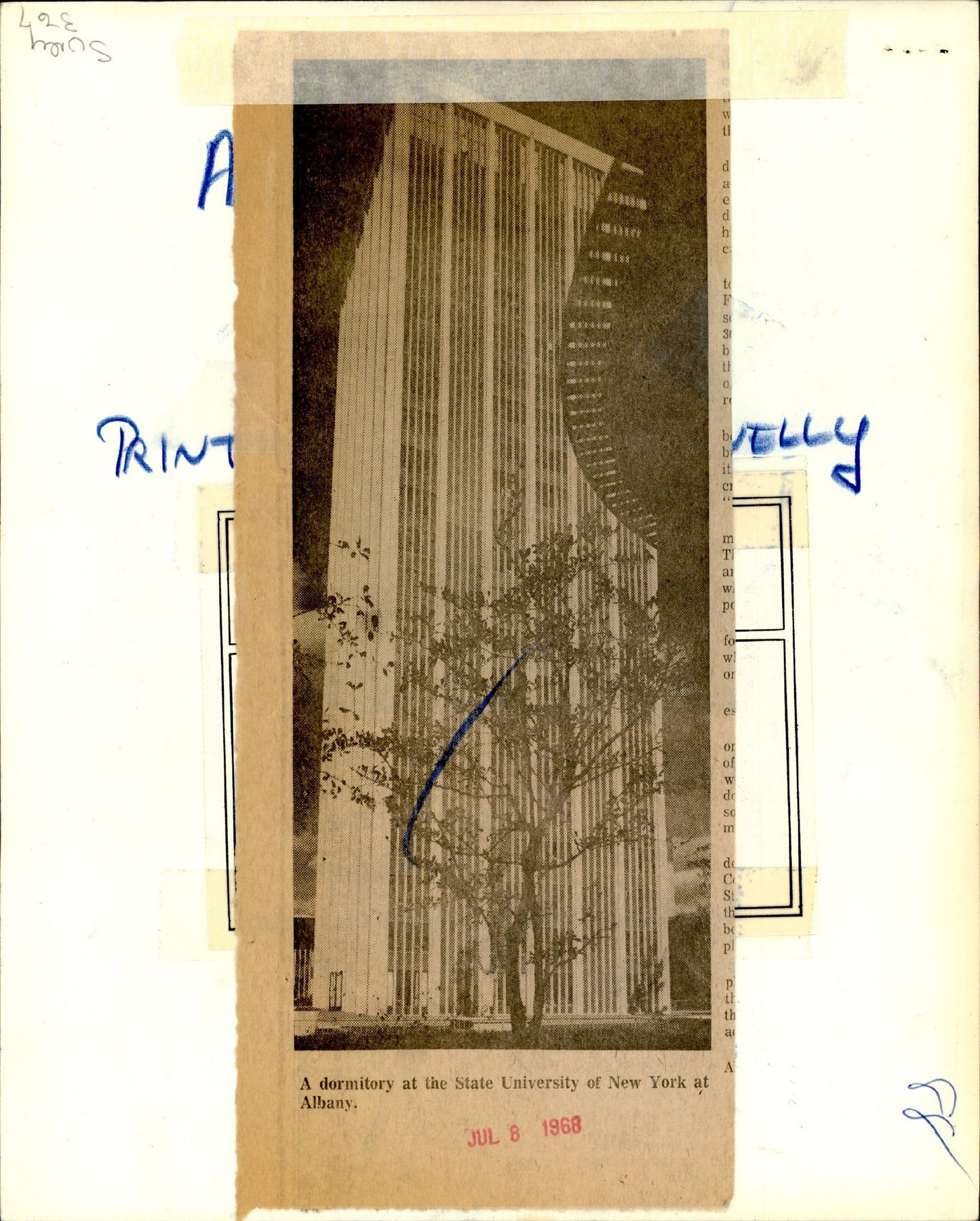 Edward Durell Stone Architecture (1968) (5 vintage photographs) Architecture Edward Durell Stone Embassy India New York New York City NYC