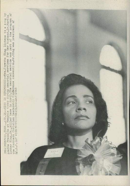 Coretta Scott King Collection (1968 - 1974) (17 Vintage Prints) Atlanta Central Park Civil Rights Germany Memphis New York City NYC Politics SCLC Selma