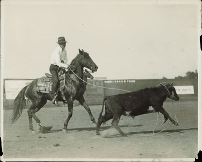 Vintage Cowboy Collection (1919 - 1948) (14 prints) Cowboy Sports Wild West