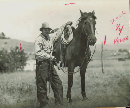 Vintage Cowboy Collection (1919 - 1948) (14 prints) Cowboy Sports Wild West