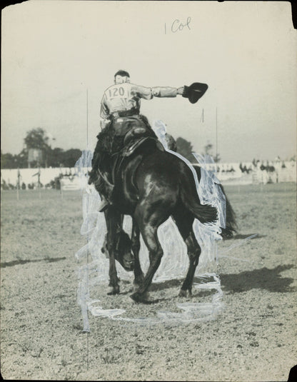 Vintage Cowboy Collection (1919 - 1948) (14 prints) Cowboy Sports Wild West