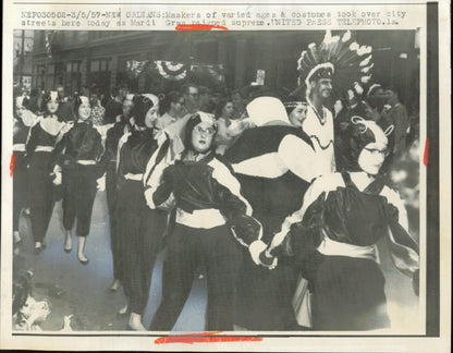 Mardi Gras Collection (1938 - 1966) (10 vintage prints) Fashion Mardi Gras