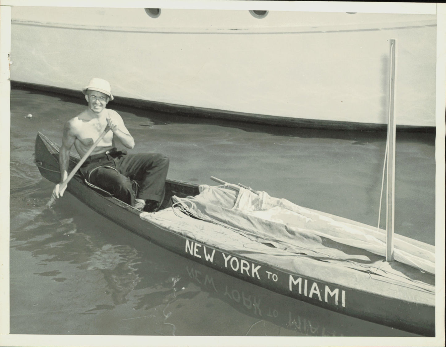 Early Canoeing Collection (1923-1940) (9 vintage prints) Naval Sailing