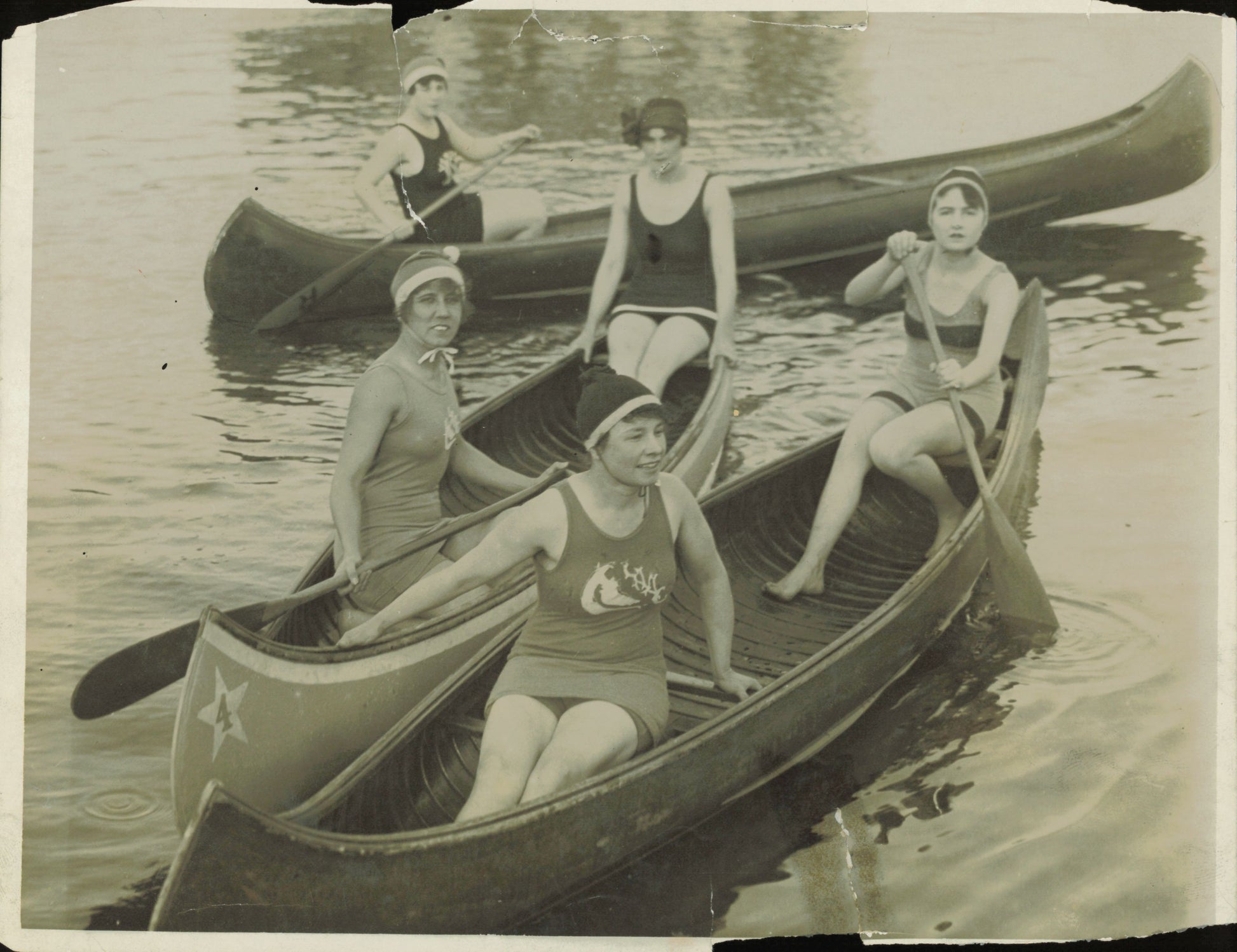 Early Canoeing Collection (1923-1940) (9 vintage prints) Naval Sailing