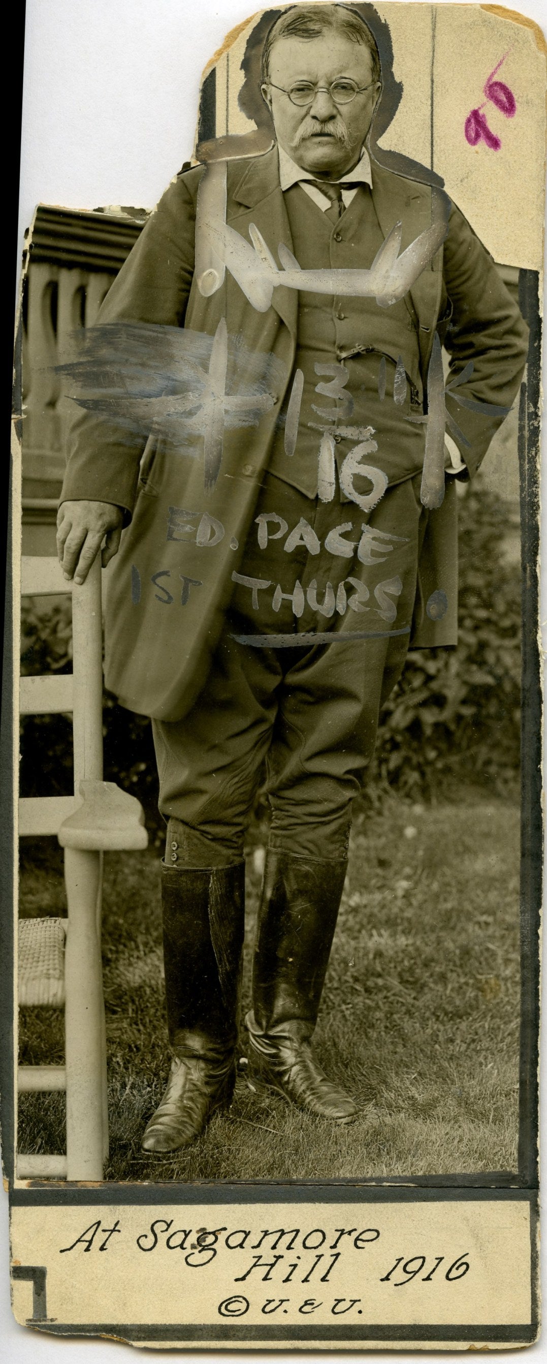 Theodore Roosevelt Large Cabinet Cards Politics