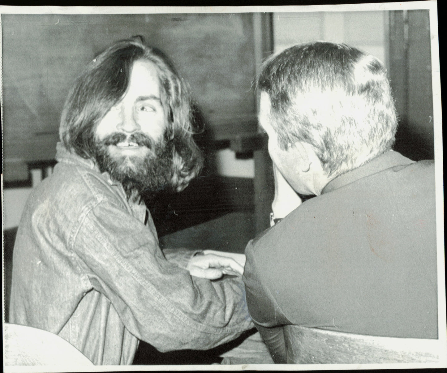 Large Charles Manson Press Photo File (135 vintage prints) Courtroom Crime murder Trial