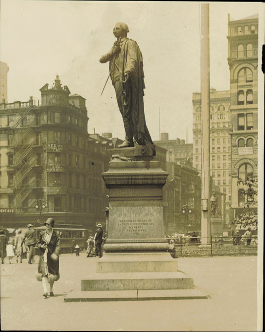 Marquis de Lafayette Statue in NYC (early 1900s) Architecture New York City NYC