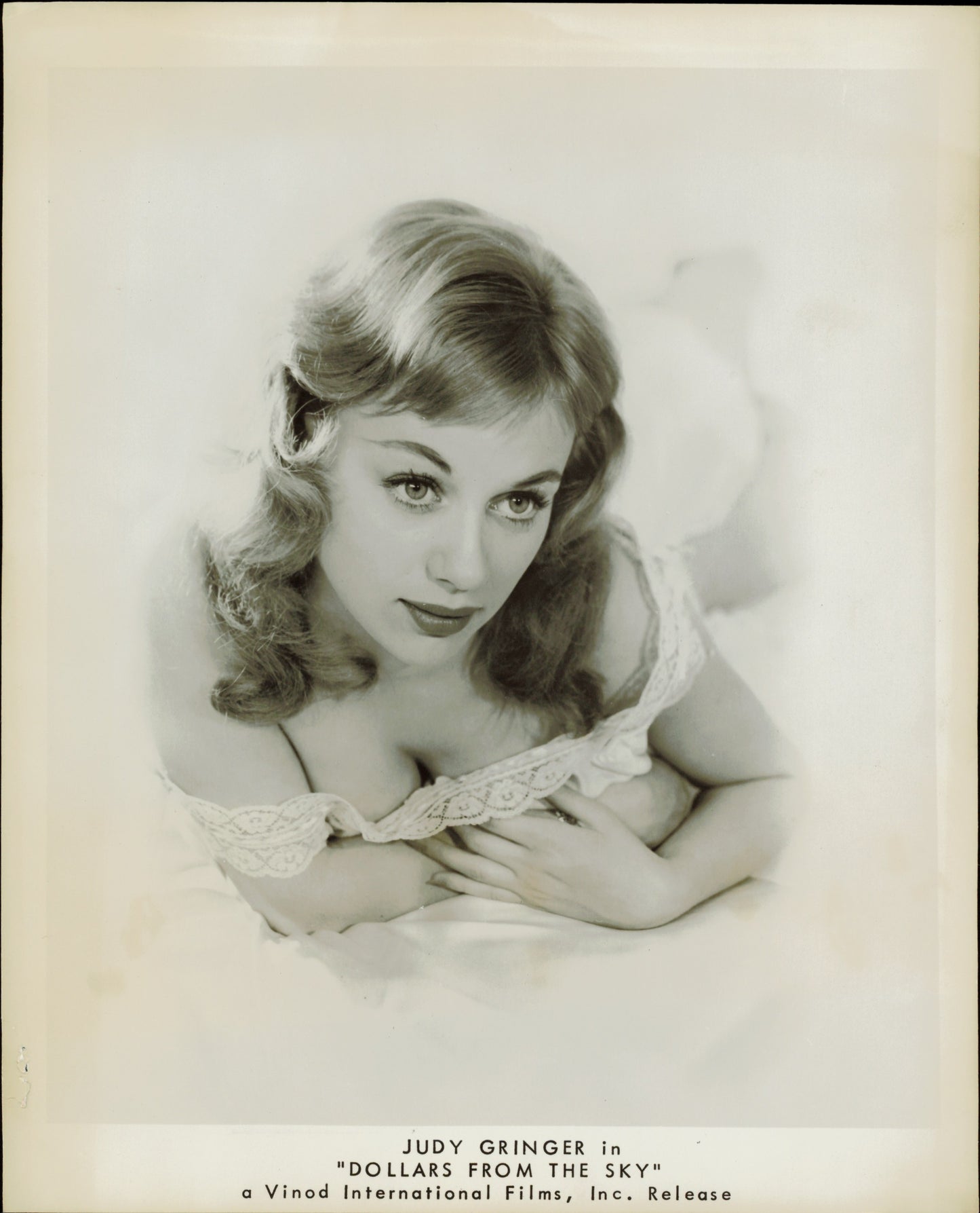 Judy Gringer Portraits by Spencer Hare (1958) (2 vintage prints) Hollywood Model Photographer Stamped