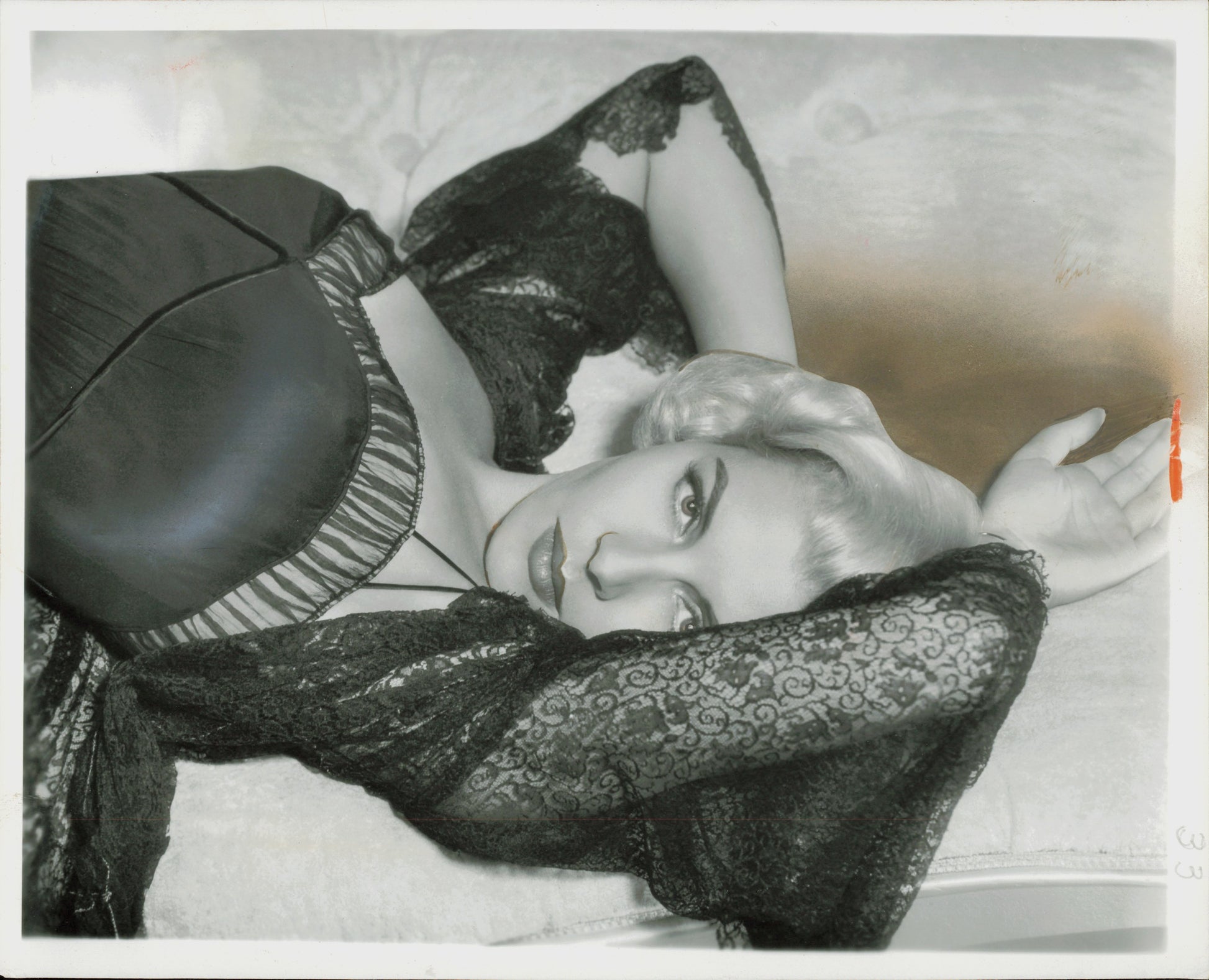 Rosanna Rory Portraits by Burt Six (1956) (2 vintage prints) Hollywood Model Photographer Stamped