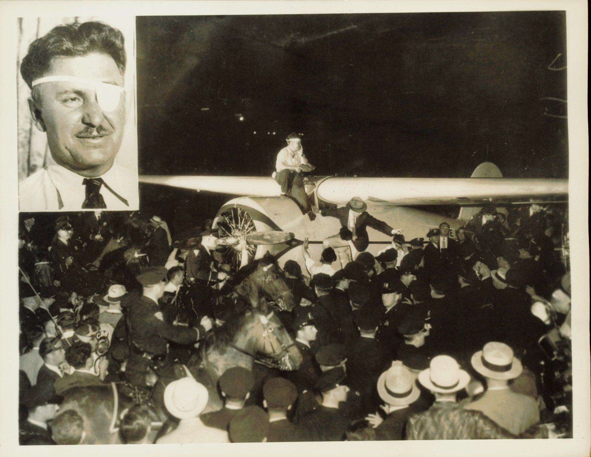 Outstanding News Events of 1933 (6 vintage prints) Aviation Crime Flight Politics