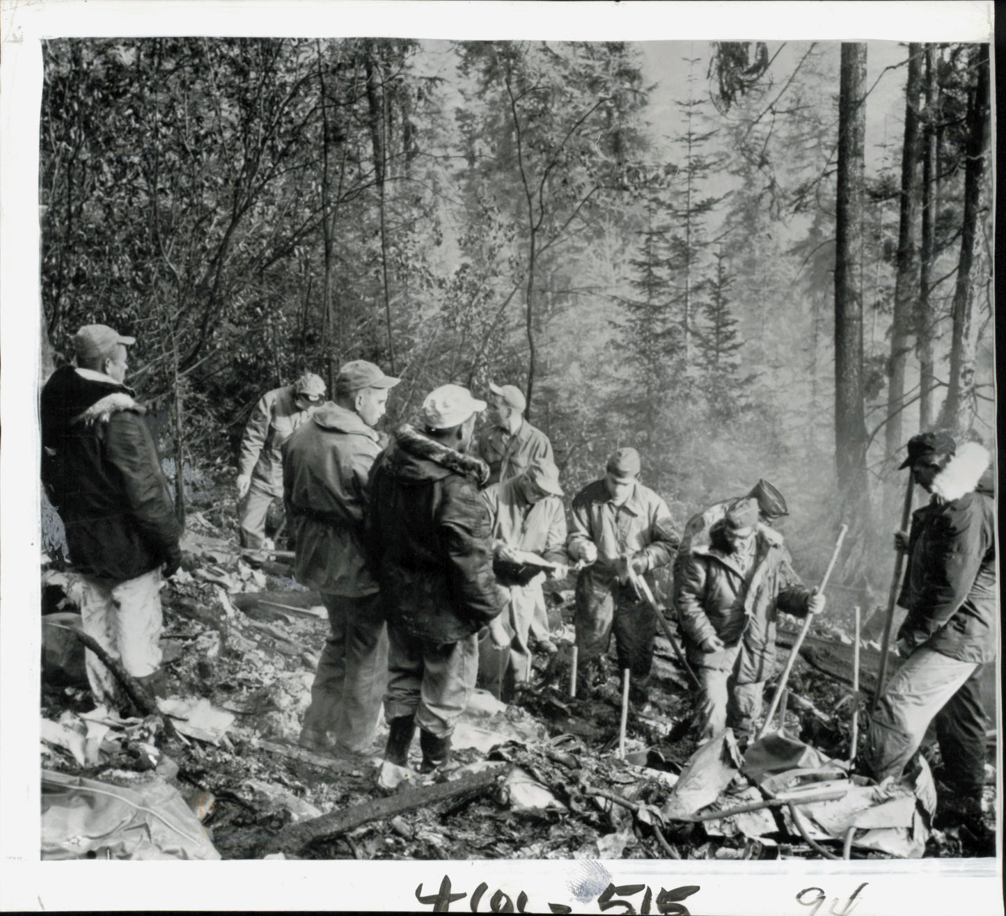 Washington State Aviation Accident collection (1948-1969) (37 vintage prints)