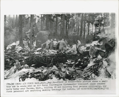 Washington State Aviation Accident collection (1948-1969) (37 vintage prints)