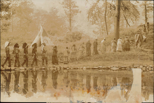 Iroquois Tribe Funeral Procession