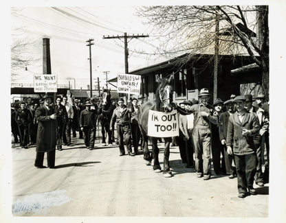 Labor Union/Striking/Picketing Collection (1941-1961) (9 vintage prints)