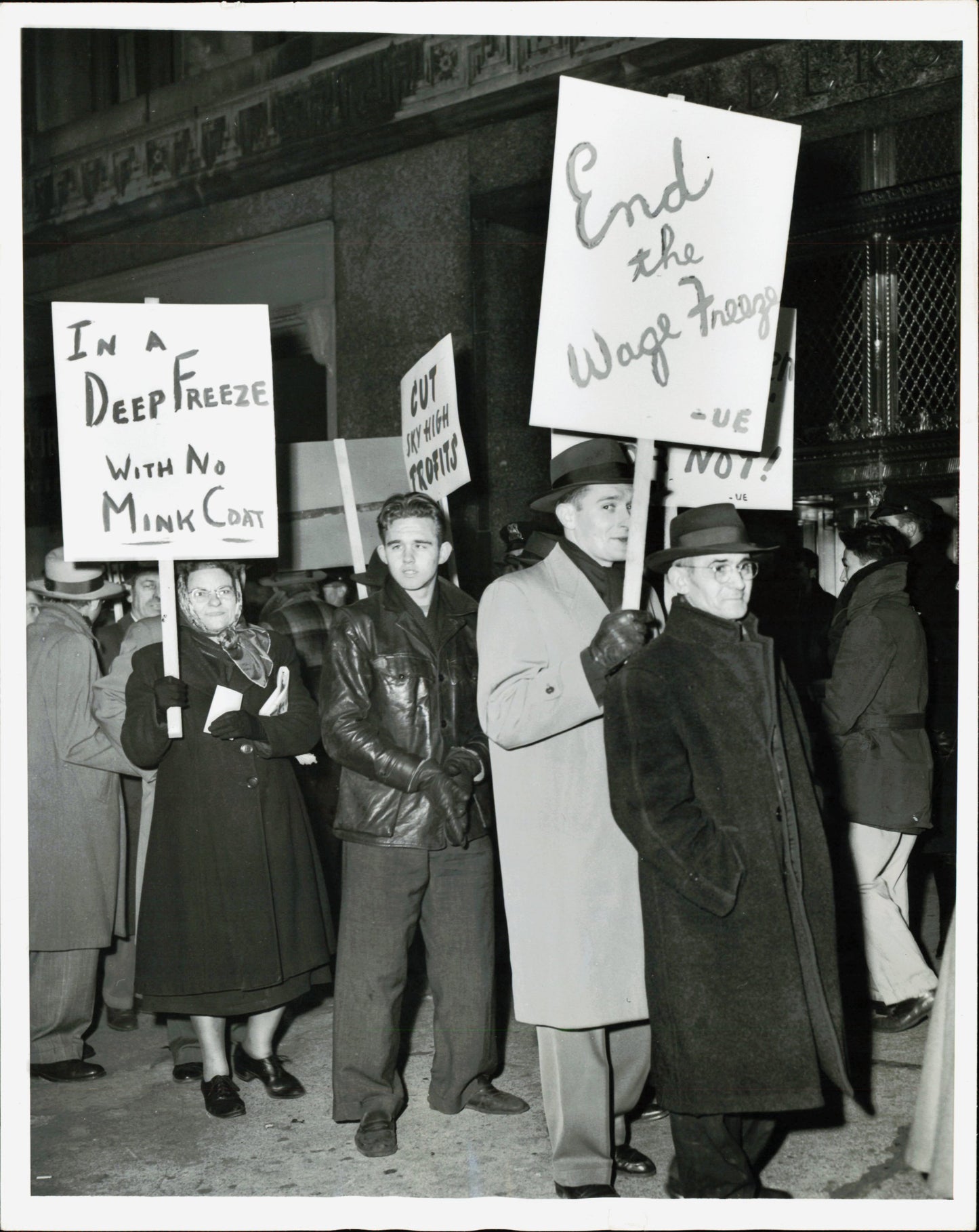 Labor Union/Striking/Picketing Collection (1941-1961) (9 vintage prints)