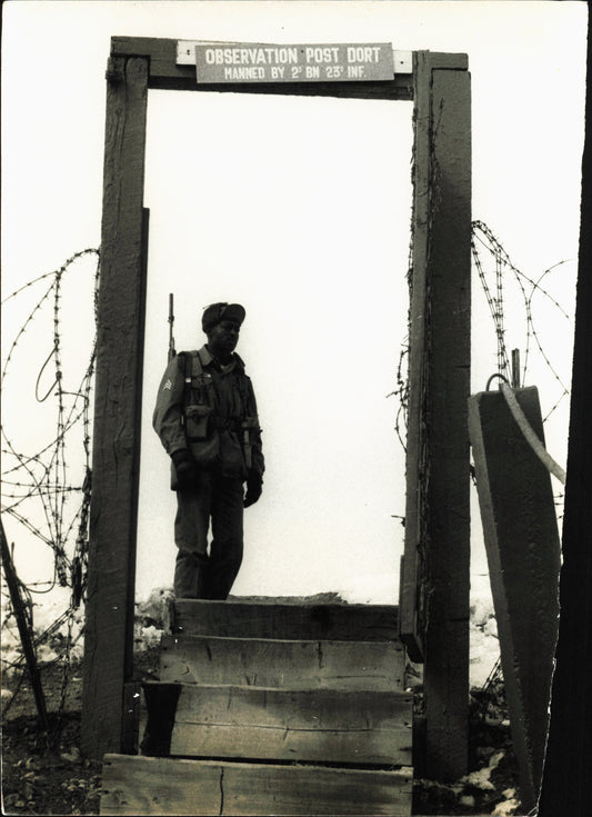 American Soldier in Korean DMZ (1966)