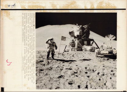 NASA Moon/Lunar Rover Collection (14 vintage prints)