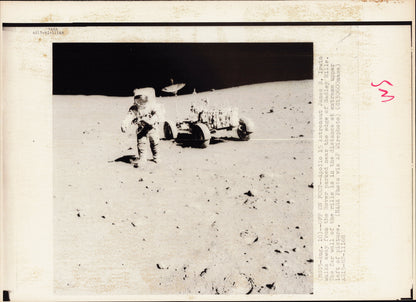 NASA Moon/Lunar Rover Collection (14 vintage prints)