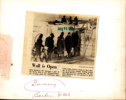 Berlin Wall Collection (47 vintage prints)