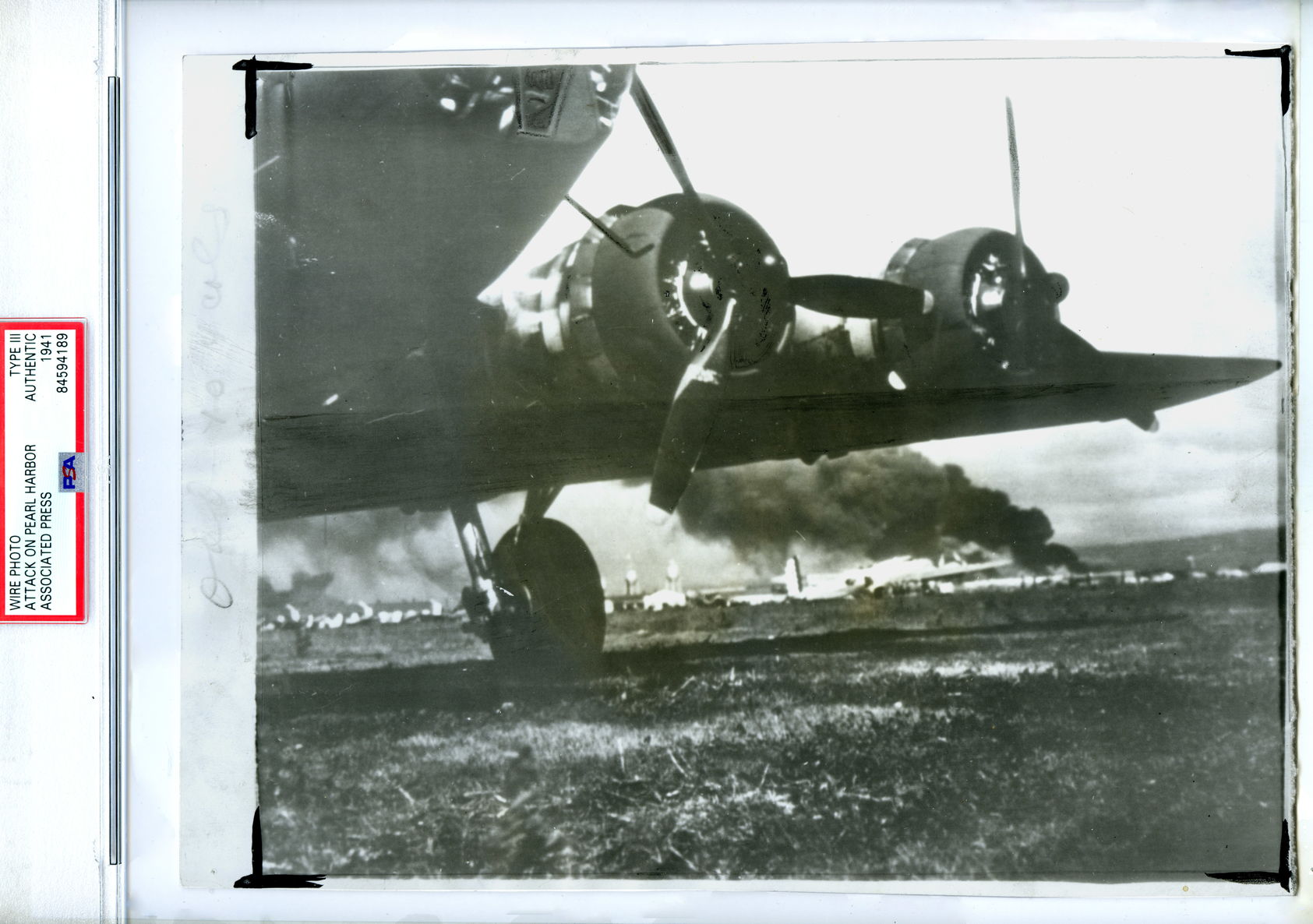 Pearl Harbor Bombing Image With B-17 (1941) – Reframed